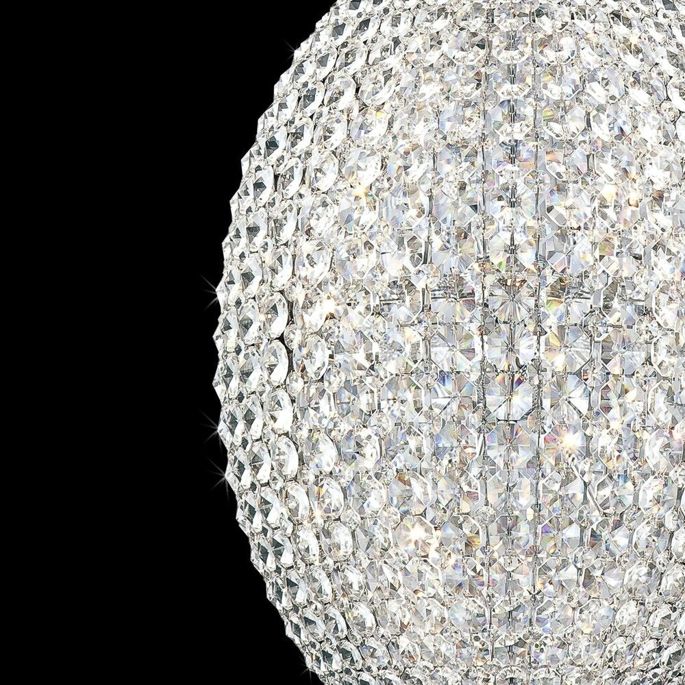 Eurofase Encore 24-Light Pendant, Chrome Finish - 23014-015 - 29.5" high x 19.75" in diameter