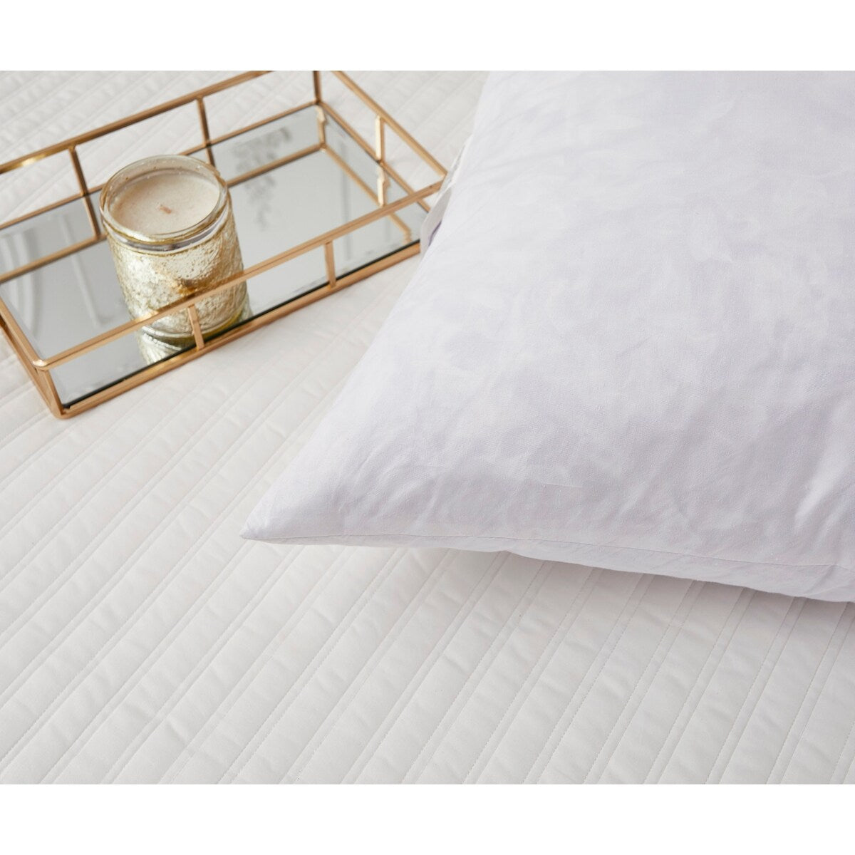 European 26-inch Square 230 Thread Count Down Alternative Pillow (Set of 2)