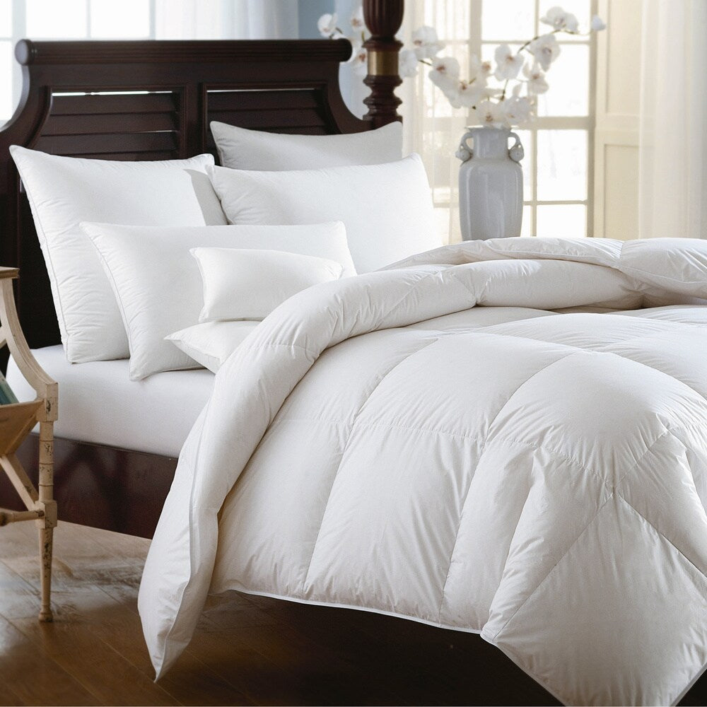 European Heritage Down Opulence Medium Firm White Goose Down European Square Pillow