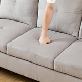 European Style Sectional Sofa Reversible Sectional Sectional Sofa