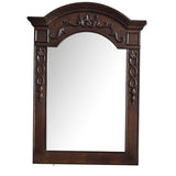 European Traditions 29" Mirror, Burnished Mahogany - burnished mahogany