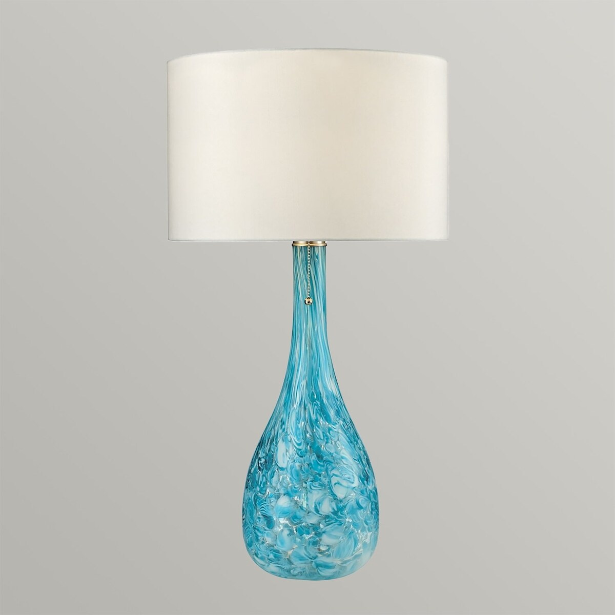 Eva Home One Light Table Lamp Mediterranean Seafoam Green - Exact Size