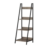 Evane 4 Fixed Shelves - Shelving Unit Ash Oak