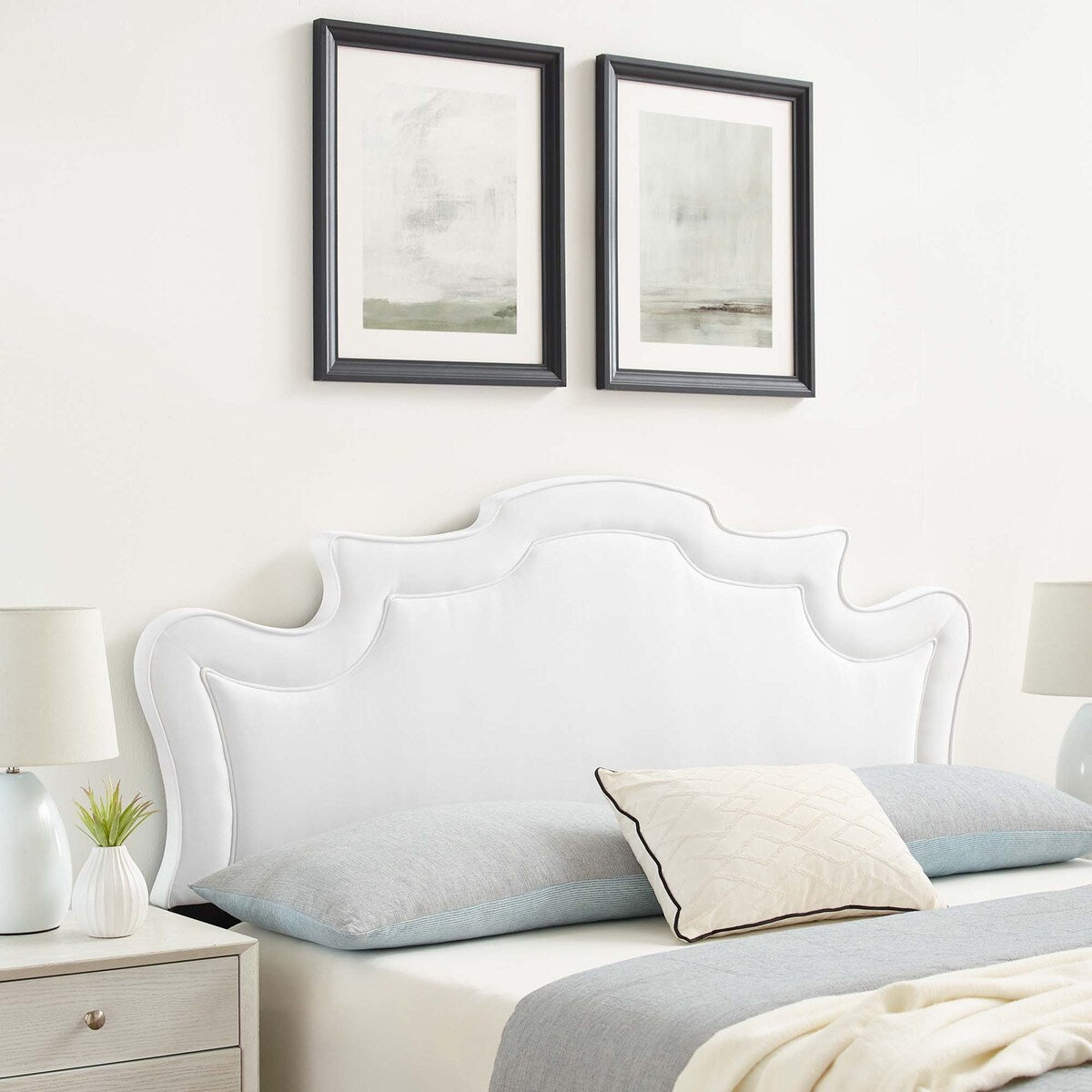 Evangeline Performance Velvet King/California King Headboard