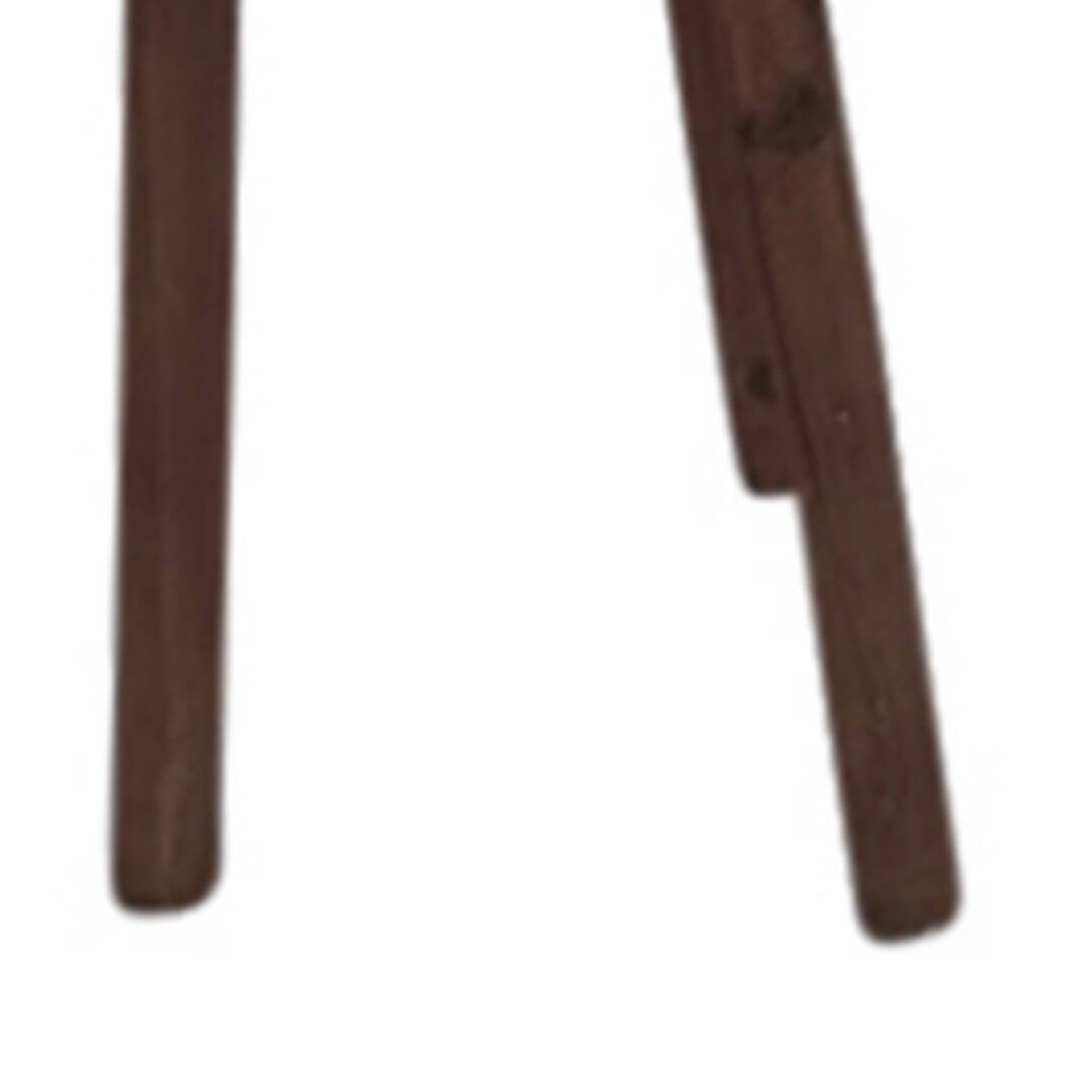 Evans Basket Design Bamboo Tripod Planters, Set of 3, Warm Brown Finish