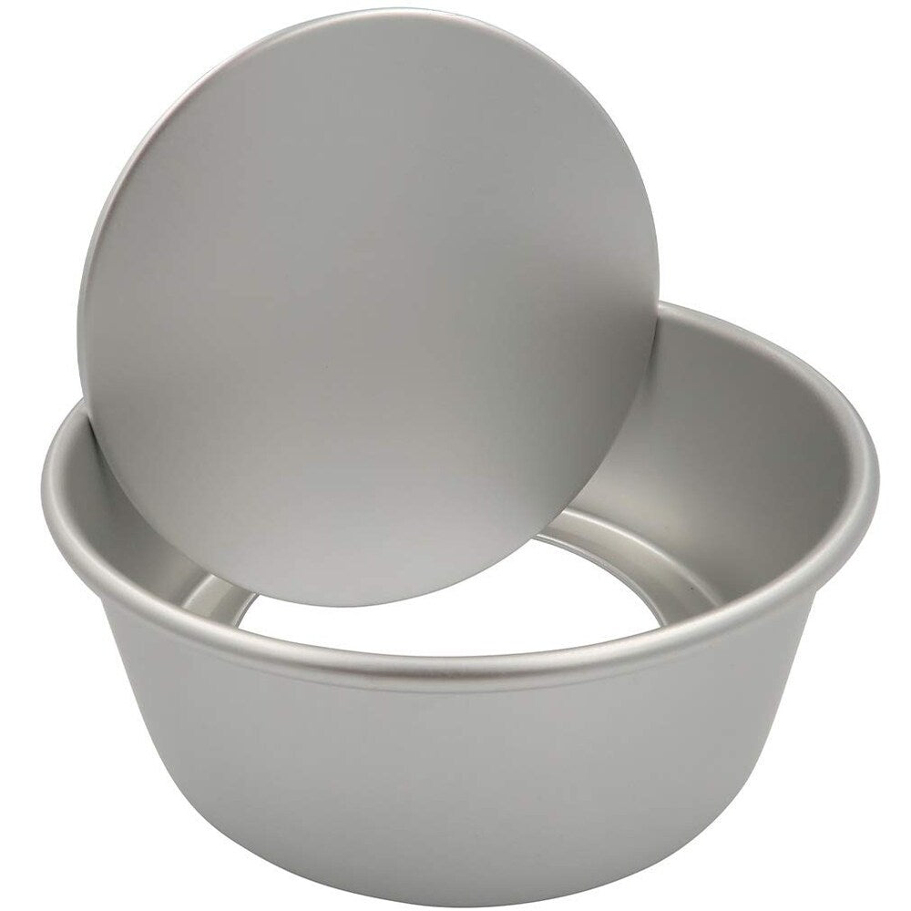Evelots Cheesecake Pan-Removable Bottom-Round-Easy Release-Oven Safe-2 Piece Set - Silver
