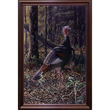 Ever Alert - Wild Turkey-WILGOE16385 Framed Print 36.75"x23.25" by Wilhelm Goebel