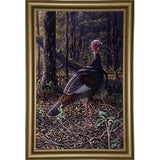 Ever Alert - Wild Turkey-WILGOE16385 Framed Print 36.75"x23.25" by Wilhelm Goebel