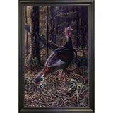 Ever Alert - Wild Turkey-WILGOE16385 Framed Print 36.75"x23.25" by Wilhelm Goebel