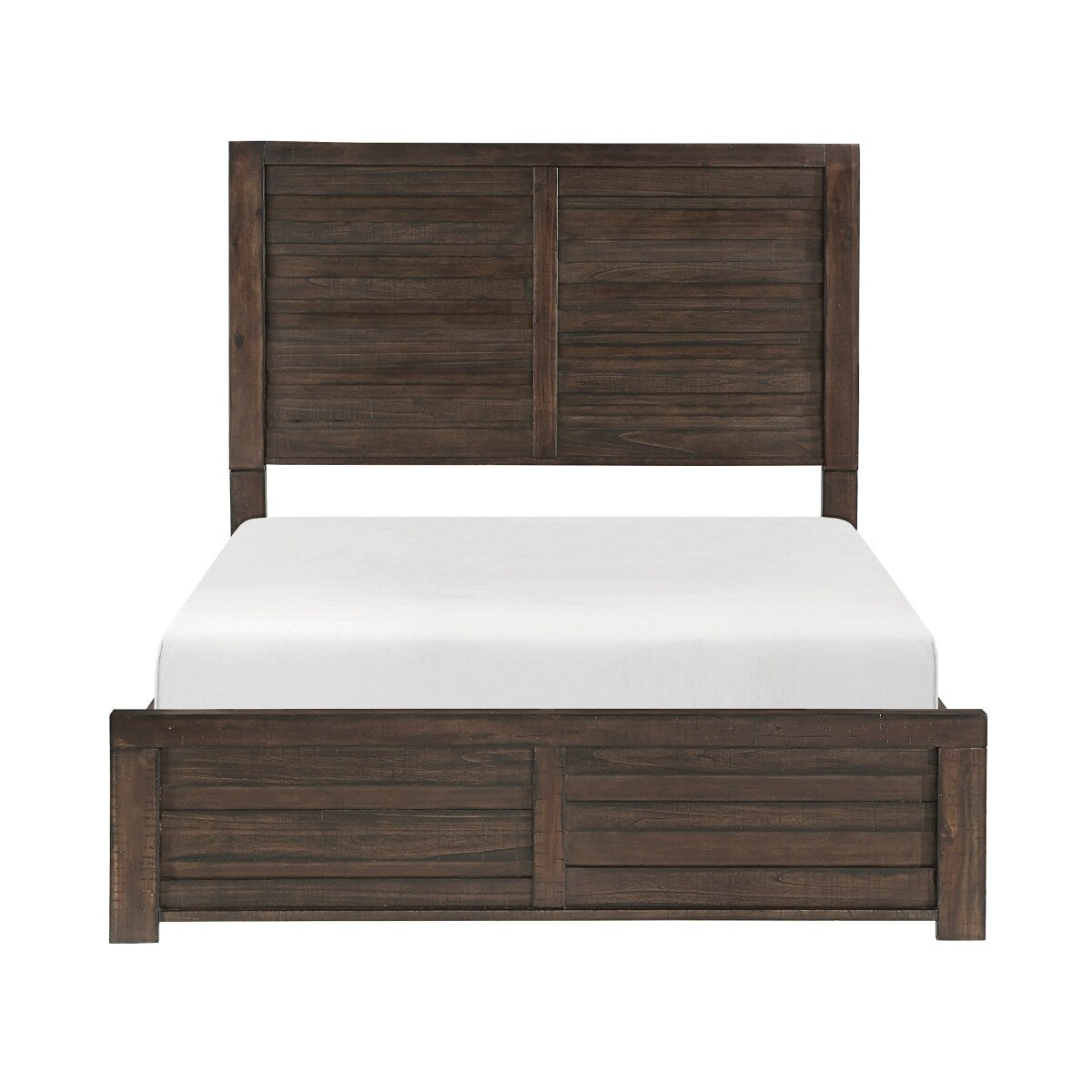 Everdeen Dark Brown Panel Bed