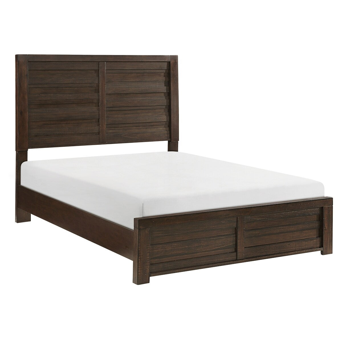 Everdeen Dark Brown Panel Bed