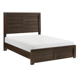 Everdeen Dark Brown Panel Bed
