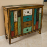 Everest Distressed 4 Drawer 2 Door Cabinet by Christopher Knight Home