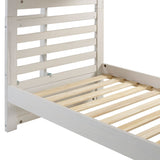 Everest Twin-over-Twin Solid Wood Bunk Bed with Ladder