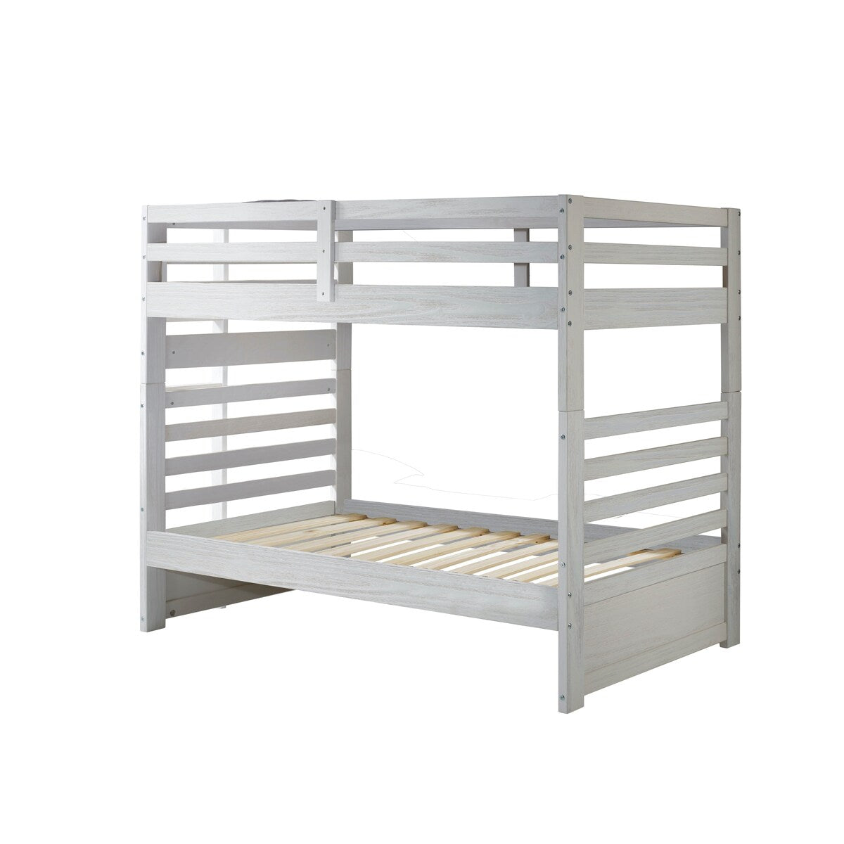 Everest Twin-over-Twin Solid Wood Bunk Bed with Ladder