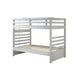 Everest Twin-over-Twin Solid Wood Bunk Bed with Ladder
