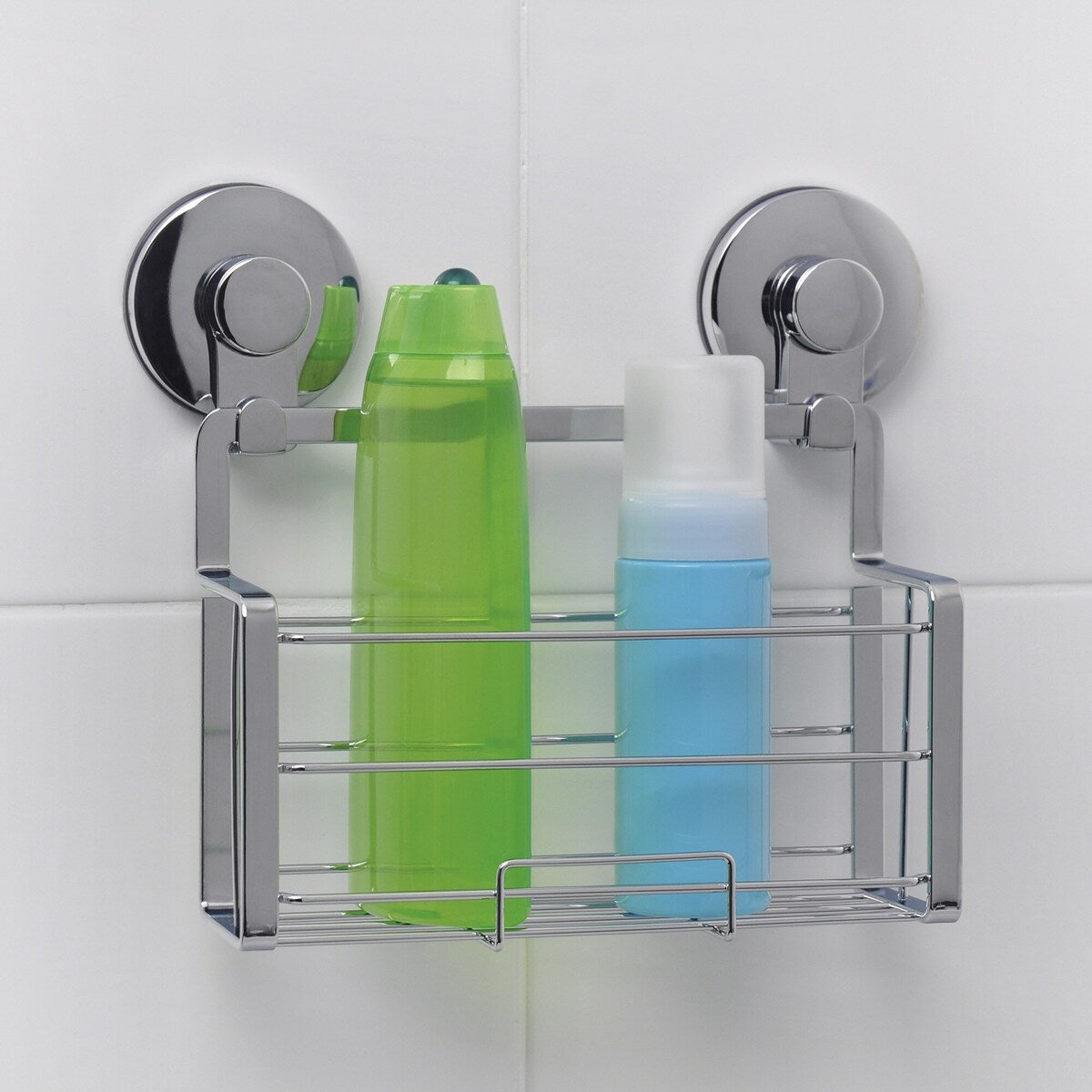 Everloc Solutions Stainless Steel Suction Cup Shower Caddy