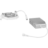 Everlume Collection 4 in. Satin White LED Low Profile Canless Recessed Downlight - 4.72 in x 4.72 in x 1.13 in