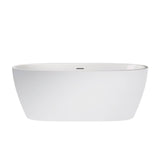 Everly 59" x 31.5" Soaking Bathtub