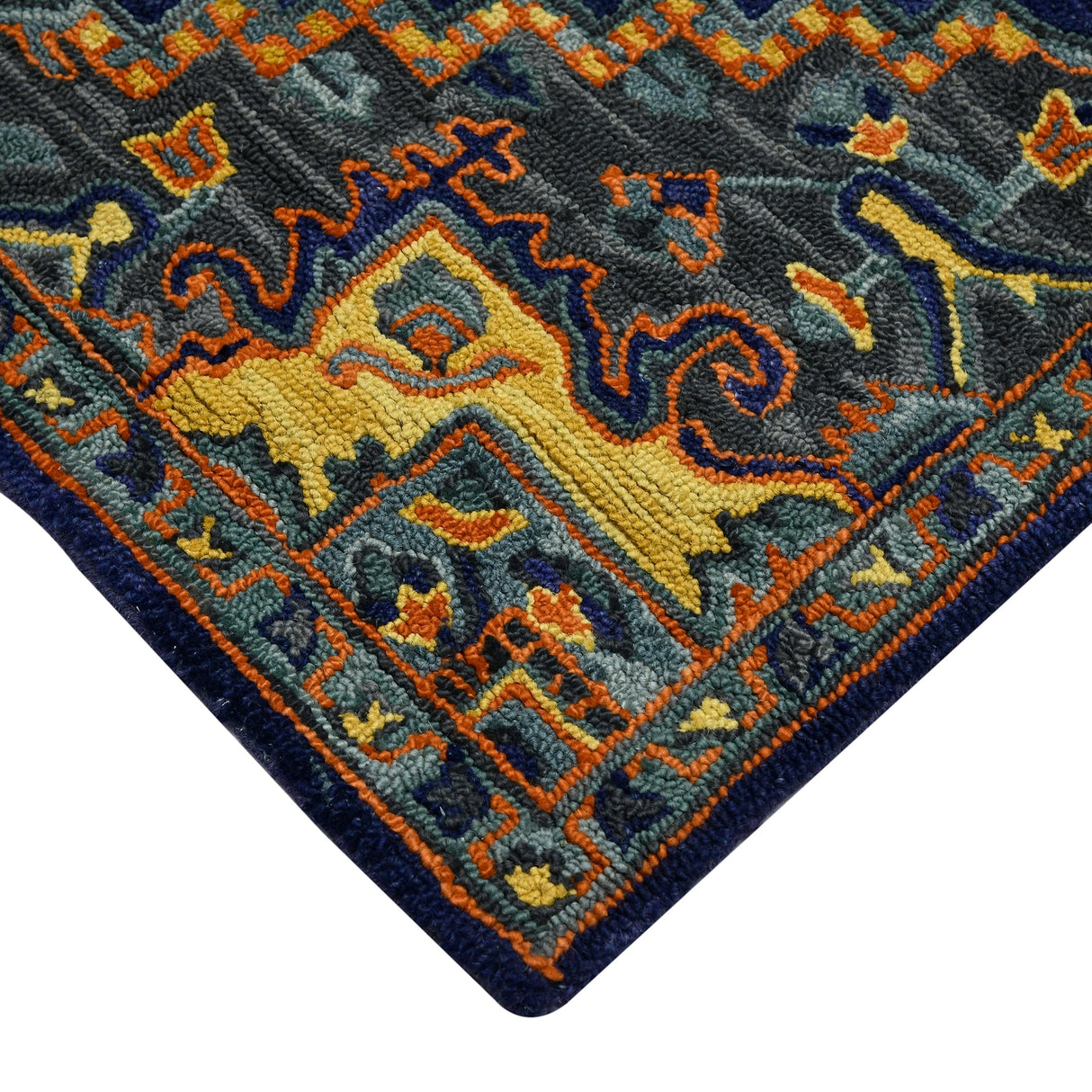 Everly Roe Boho Chic Hand-Tufted New Zealand Wool Area Rug