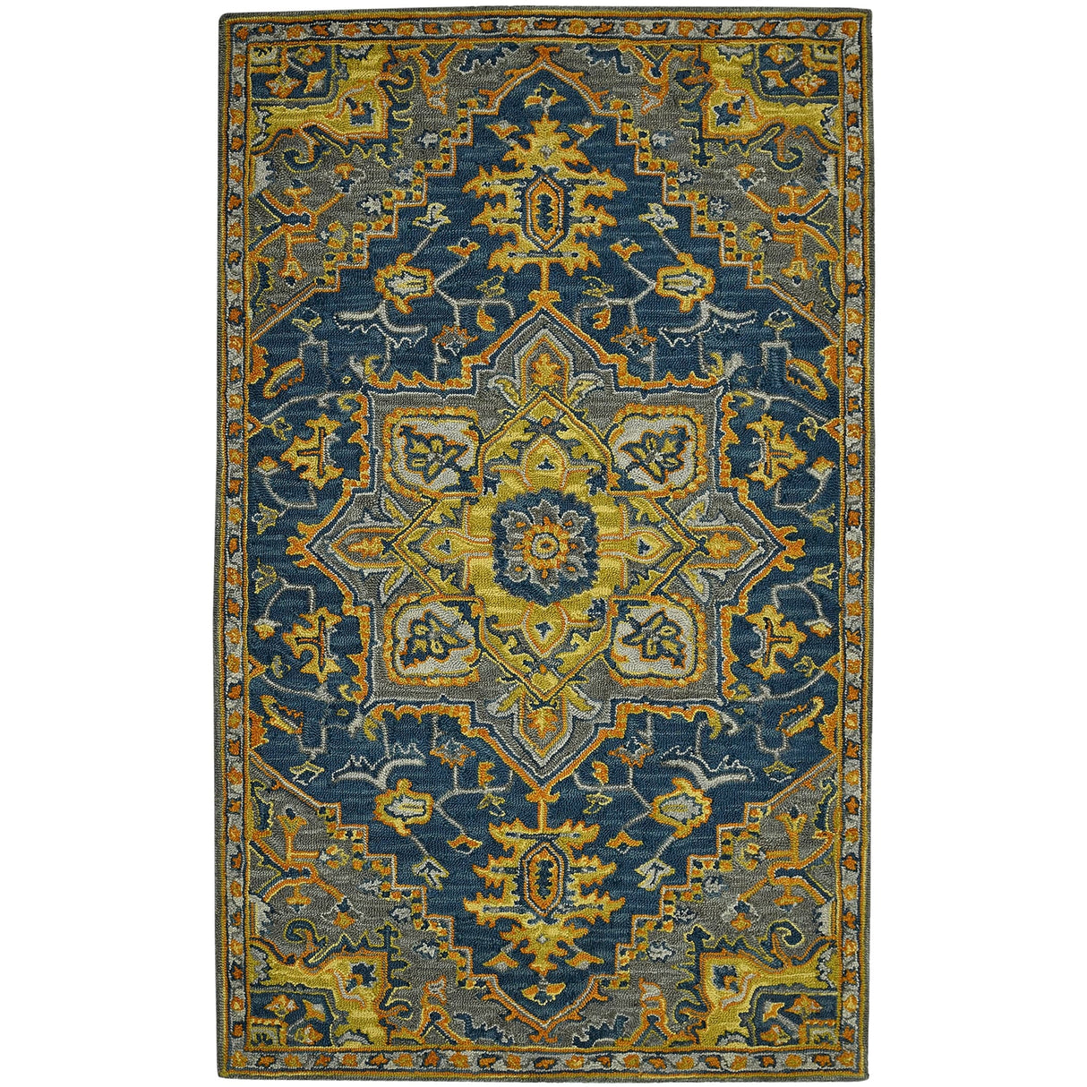 Everly Roe Boho Chic Hand-Tufted New Zealand Wool Area Rug
