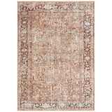 Everwash Callaghan Edith Distressed Vintage Machine Washable Area Rug