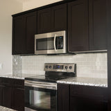 Everyday Cabinets 24-inch Dark Espresso Shaker Diagonal Corner Wall Cabinet