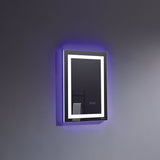 Eviva EVMR52-20X28-LED Deco Piece Wall Mounted Lighted Bathroom Vanity, Backlit LED Mirror with Frame Lights - 20