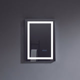 Eviva EVMR52-20X28-LED Deco Piece Wall Mounted Lighted Bathroom Vanity, Backlit LED Mirror with Frame Lights - 20