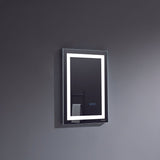 Eviva EVMR52-20X28-LED Deco Piece Wall Mounted Lighted Bathroom Vanity, Backlit LED Mirror with Frame Lights - 20