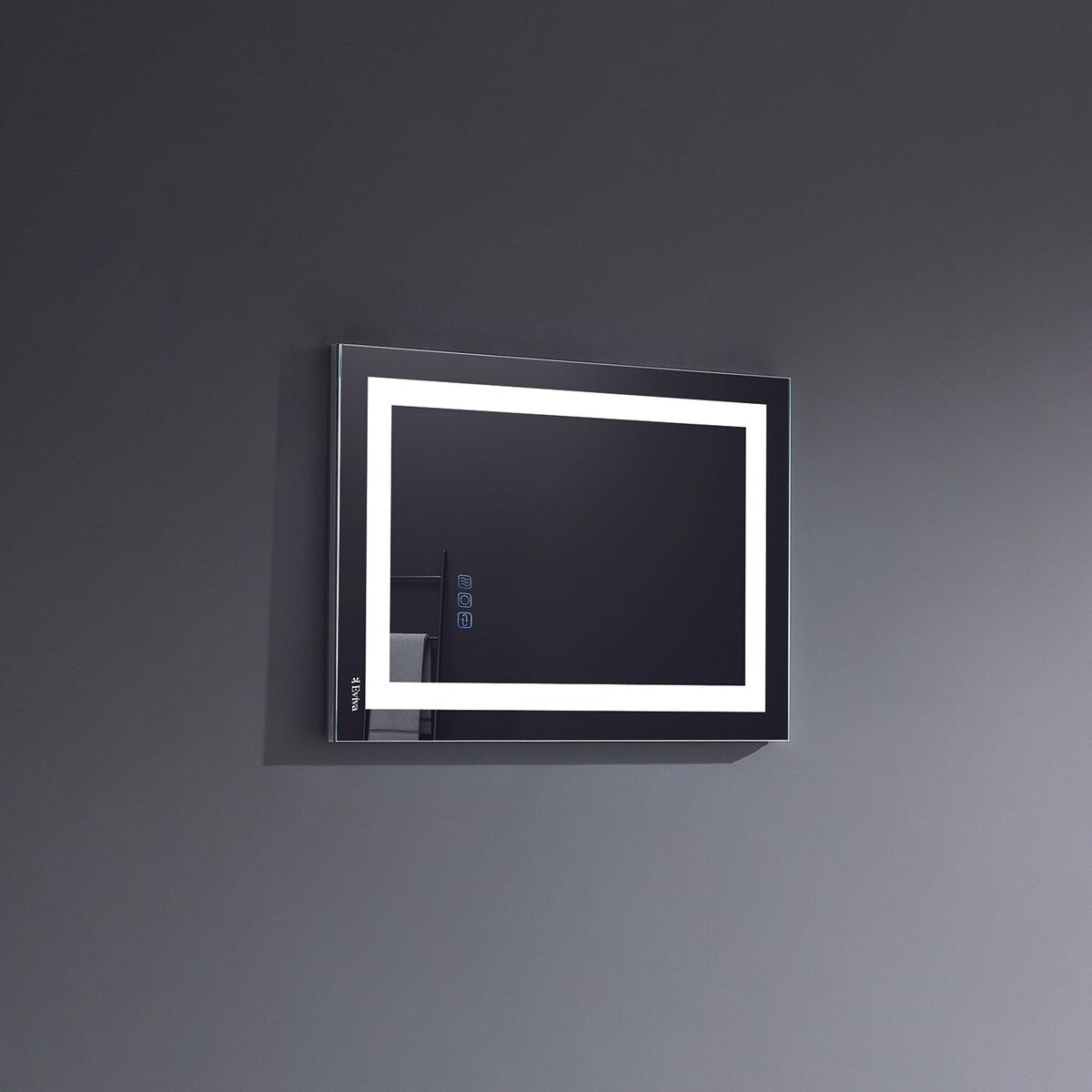 Eviva EVMR52-20X28-LED Deco Piece Wall Mounted Lighted Bathroom Vanity, Backlit LED Mirror with Frame Lights - 20