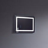 Eviva EVMR52-20X28-LED Deco Piece Wall Mounted Lighted Bathroom Vanity, Backlit LED Mirror with Frame Lights - 20