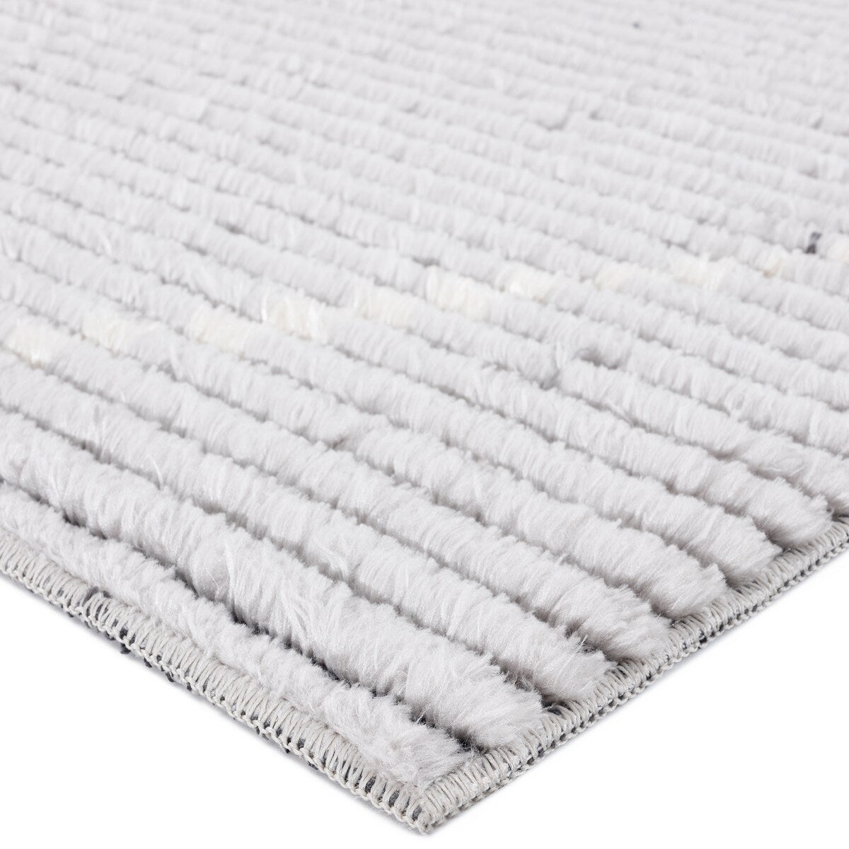Evolution Pepita Modern Shaggy Moroccan Polyester Area Rug