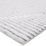 Evolution Pepita Modern Shaggy Moroccan Polyester Area Rug