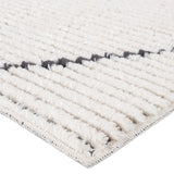 Evolution Pepita Modern Shaggy Moroccan Polyester Area Rug