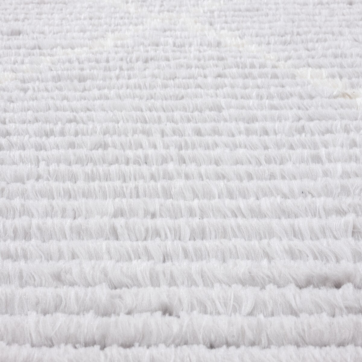 Evolution Pepita Modern Shaggy Moroccan Polyester Area Rug