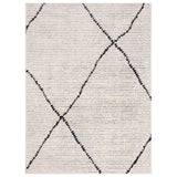 Evolution Pepita Modern Shaggy Moroccan Polyester Area Rug