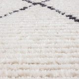 Evolution Pepita Modern Shaggy Moroccan Polyester Area Rug