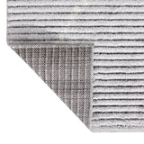 Evolution Pepita Modern Shaggy Moroccan Polyester Area Rug