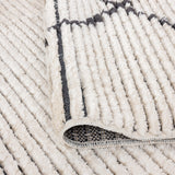 Evolution Pepita Modern Shaggy Moroccan Polyester Area Rug