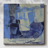 Evolve Blue II-Gallery Wrapped Canvas