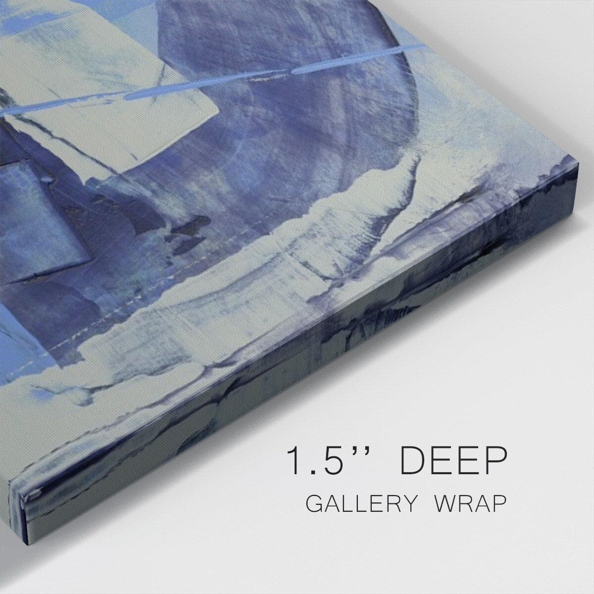 Evolve Blue II-Gallery Wrapped Canvas