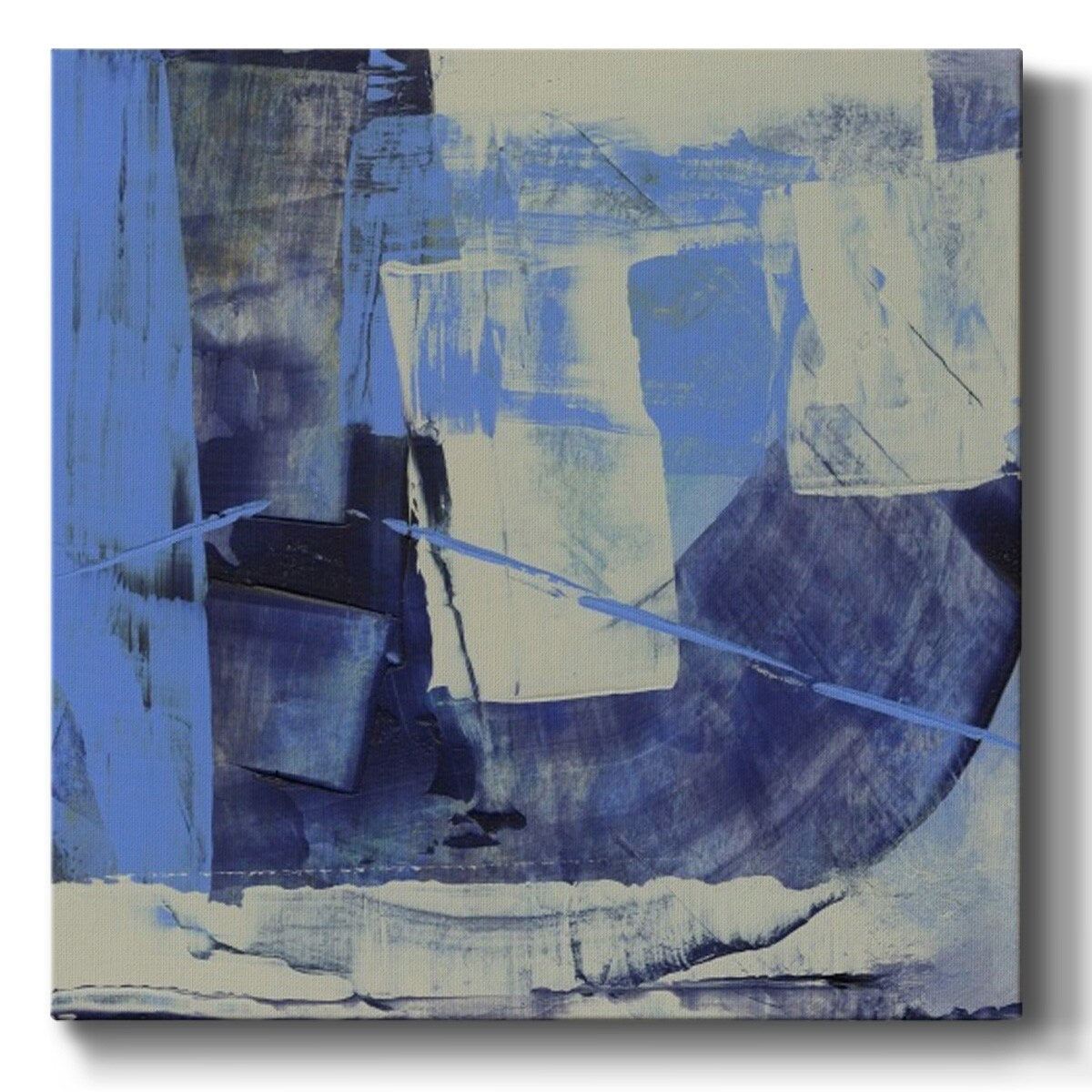 Evolve Blue II-Gallery Wrapped Canvas