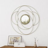 Evonne Modern Circular Wall Mirror by Christopher Knight Home - N/A