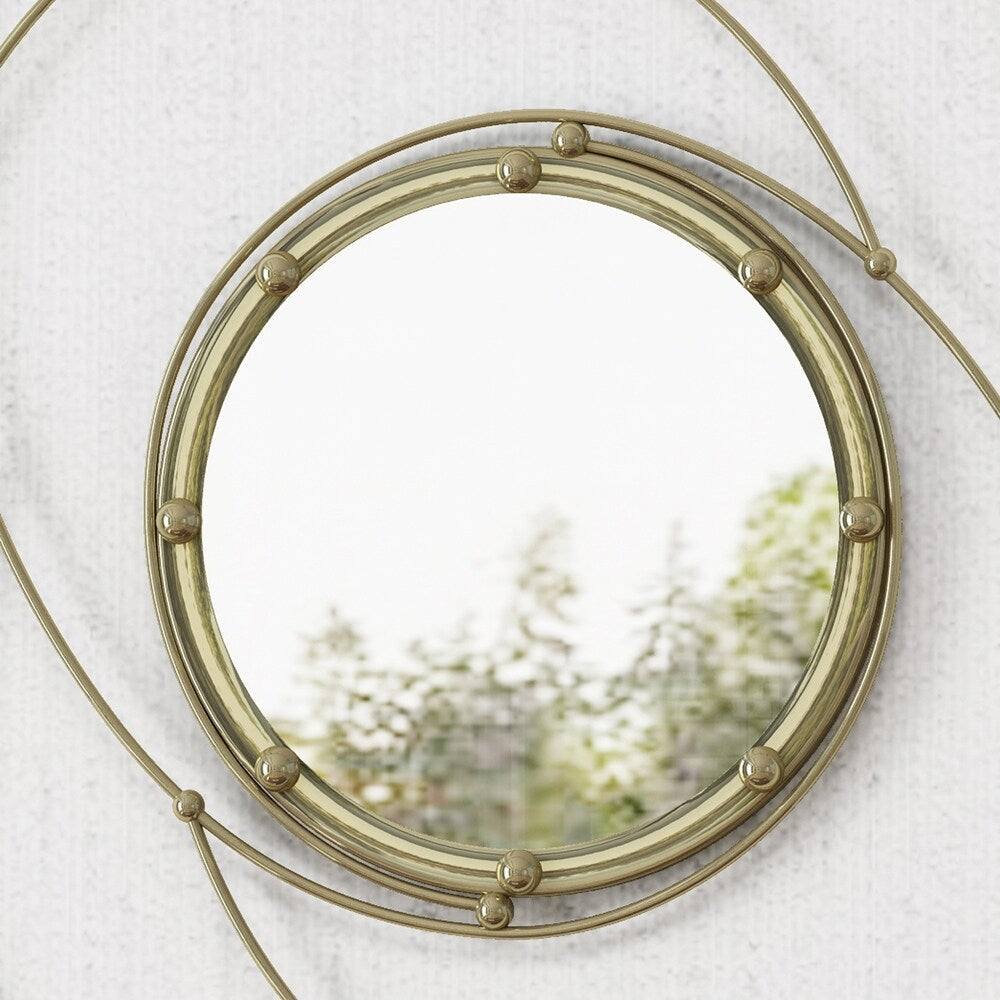 Evonne Modern Circular Wall Mirror by Christopher Knight Home - N/A