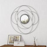 Evonne Modern Circular Wall Mirror by Christopher Knight Home - N/A