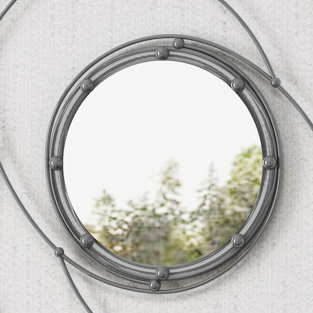 Evonne Modern Circular Wall Mirror by Christopher Knight Home - N/A