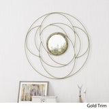 Evonne Modern Circular Wall Mirror by Christopher Knight Home - N/A