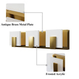 ExBrite Modern Style 3-Light LED-Integrated Bathroom Vanity Light