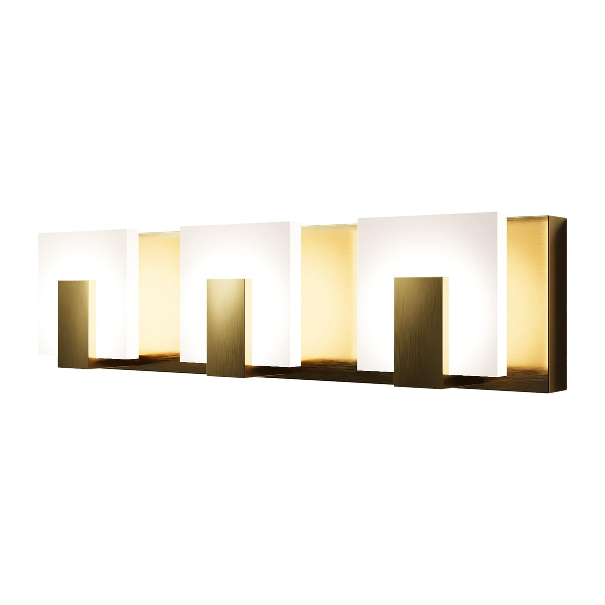 ExBrite Modern Style 3-Light LED-Integrated Bathroom Vanity Light
